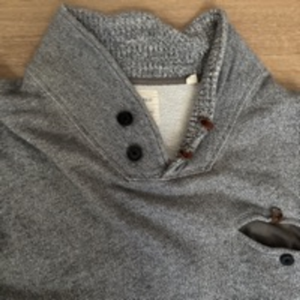 Men's Billy Reid Pullover Size M Gray - Picture 3 of 6